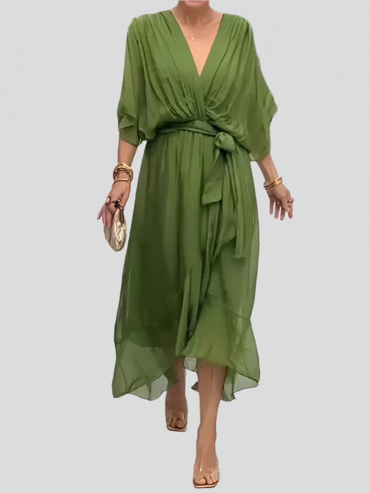 Lilijana - Comfortable Silk Dress