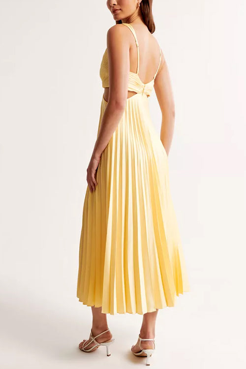 Ella | Elegant Pleated Maxi Dress