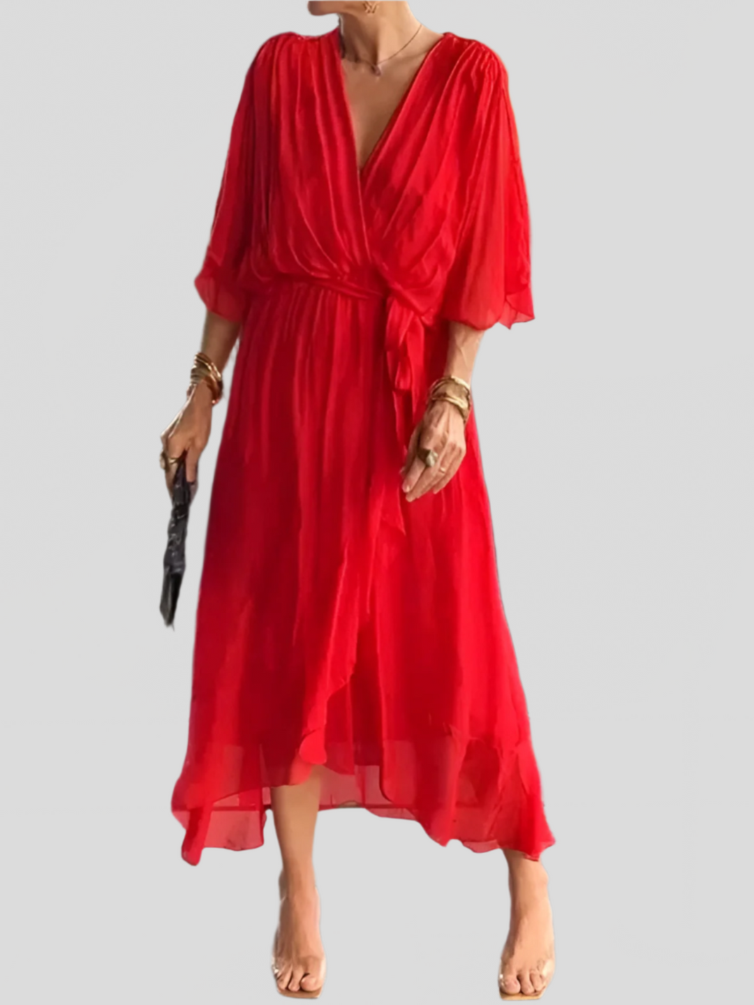 Lilijana - Comfortable Silk Dress