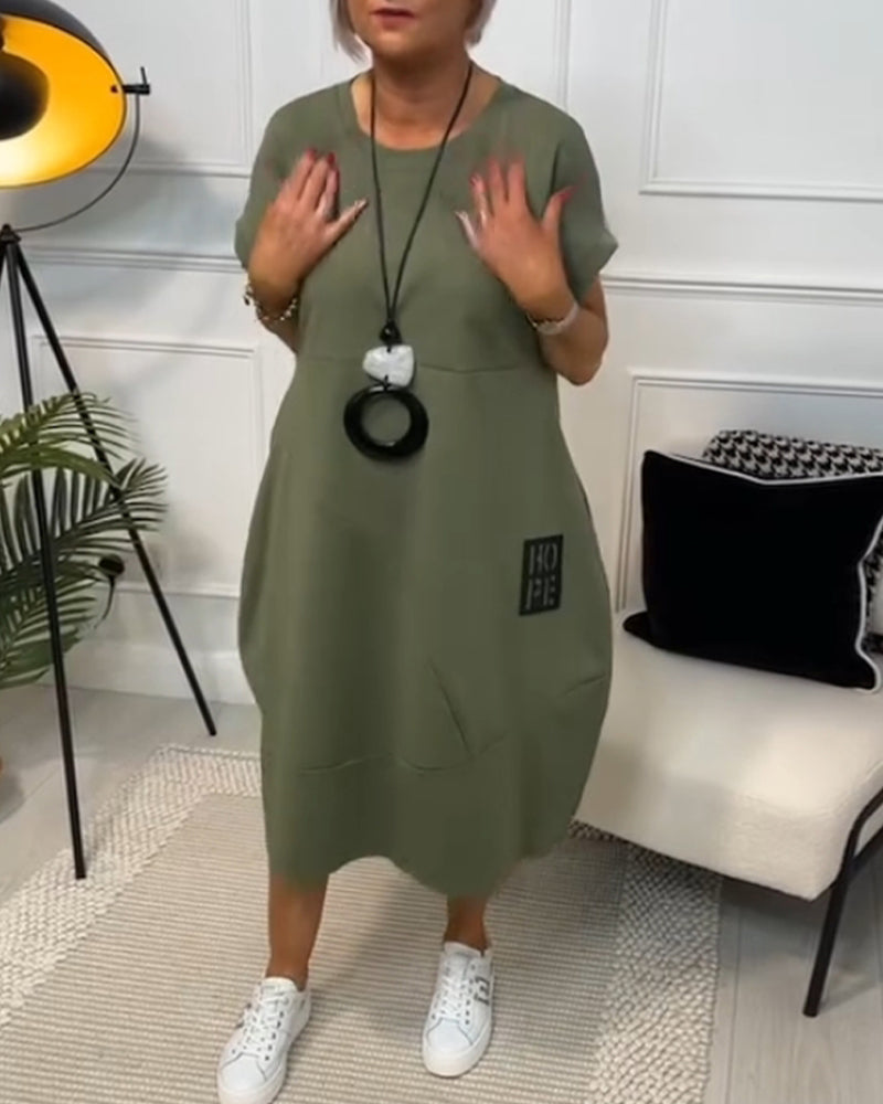 Chloé - Stylish Short Sleeved Dress