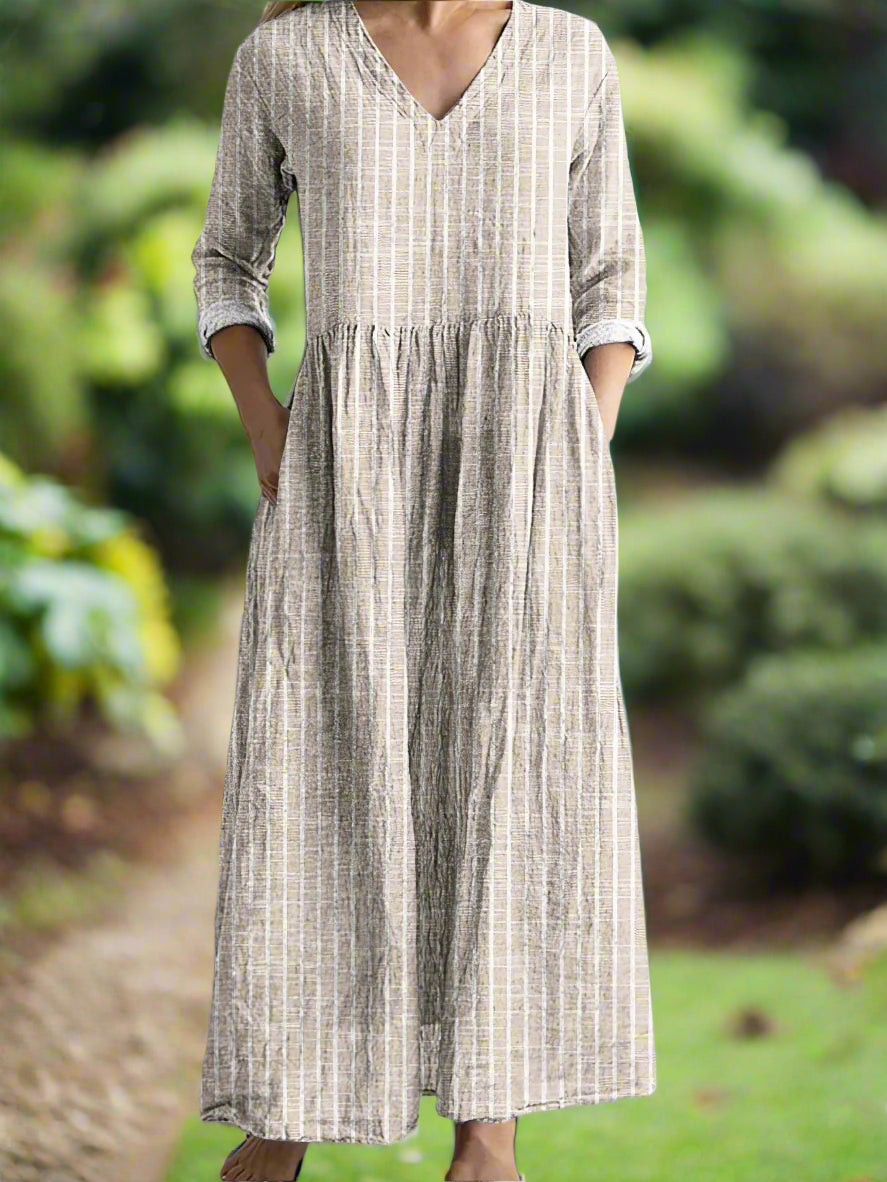 Georgia - Casual Striped Dress