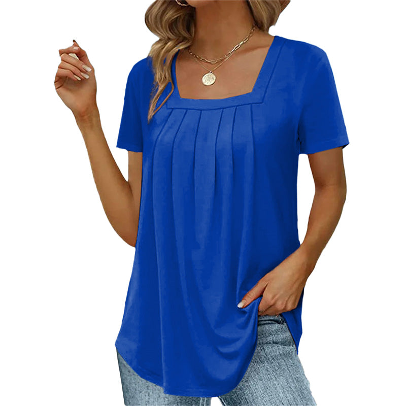 Melinda - Chic Pleated Blouse