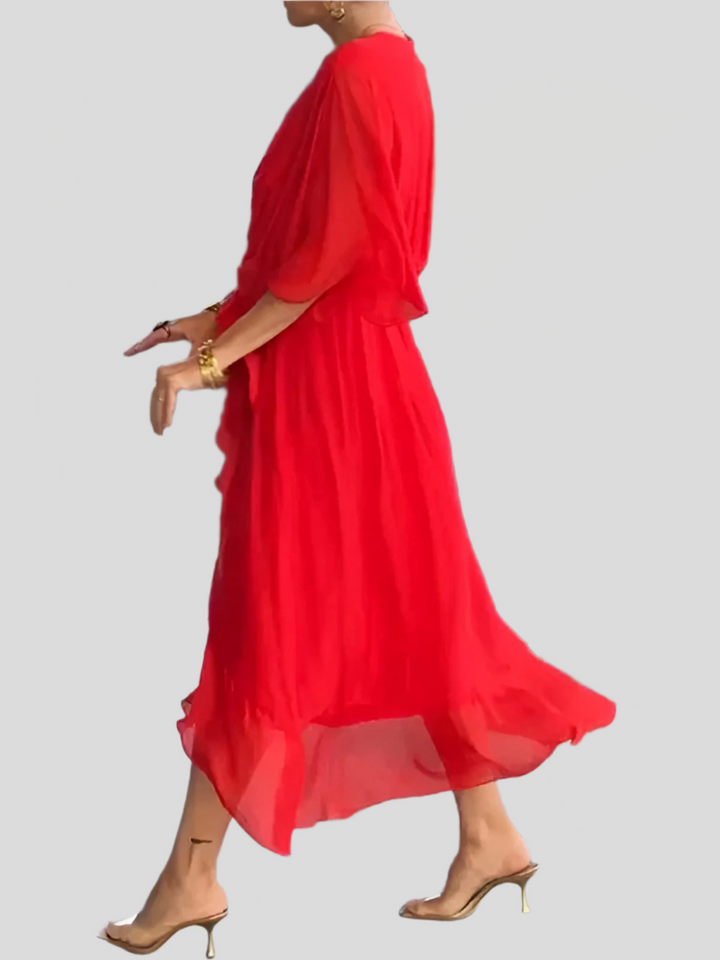 Lilijana - Comfortable Silk Dress