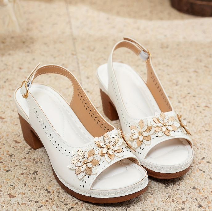 Alina - Stylish Thick Heels Sandals