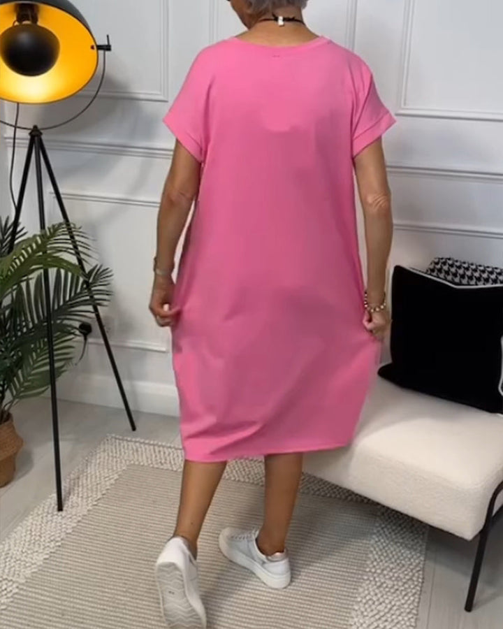 Chloé - Stylish Short Sleeved Dress