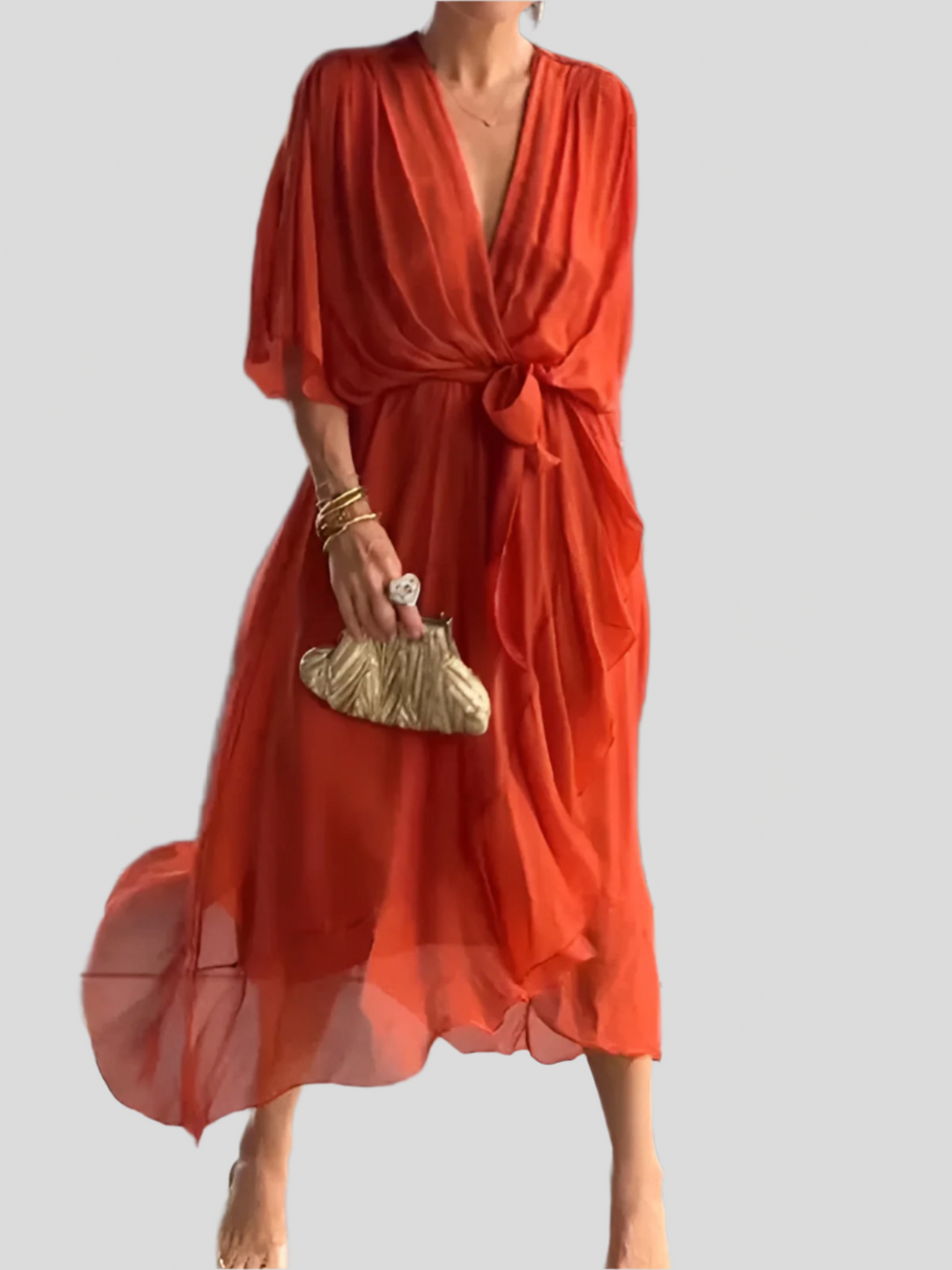 Lilijana - Comfortable Silk Dress