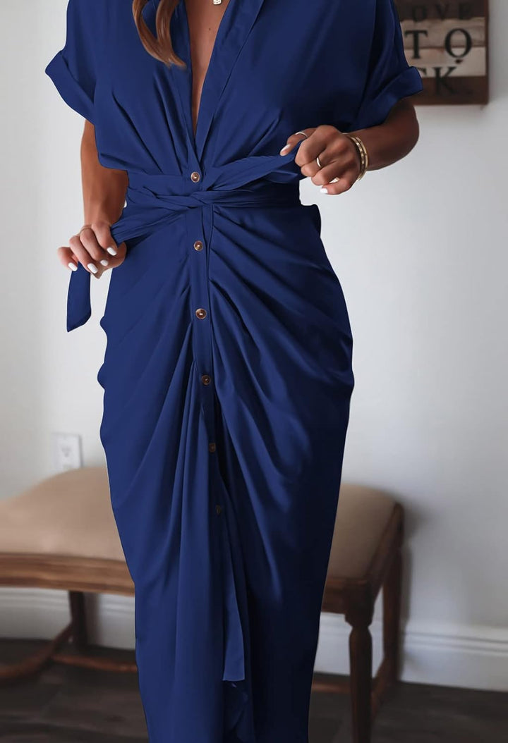 Melinda - Stylish Shirt Dress