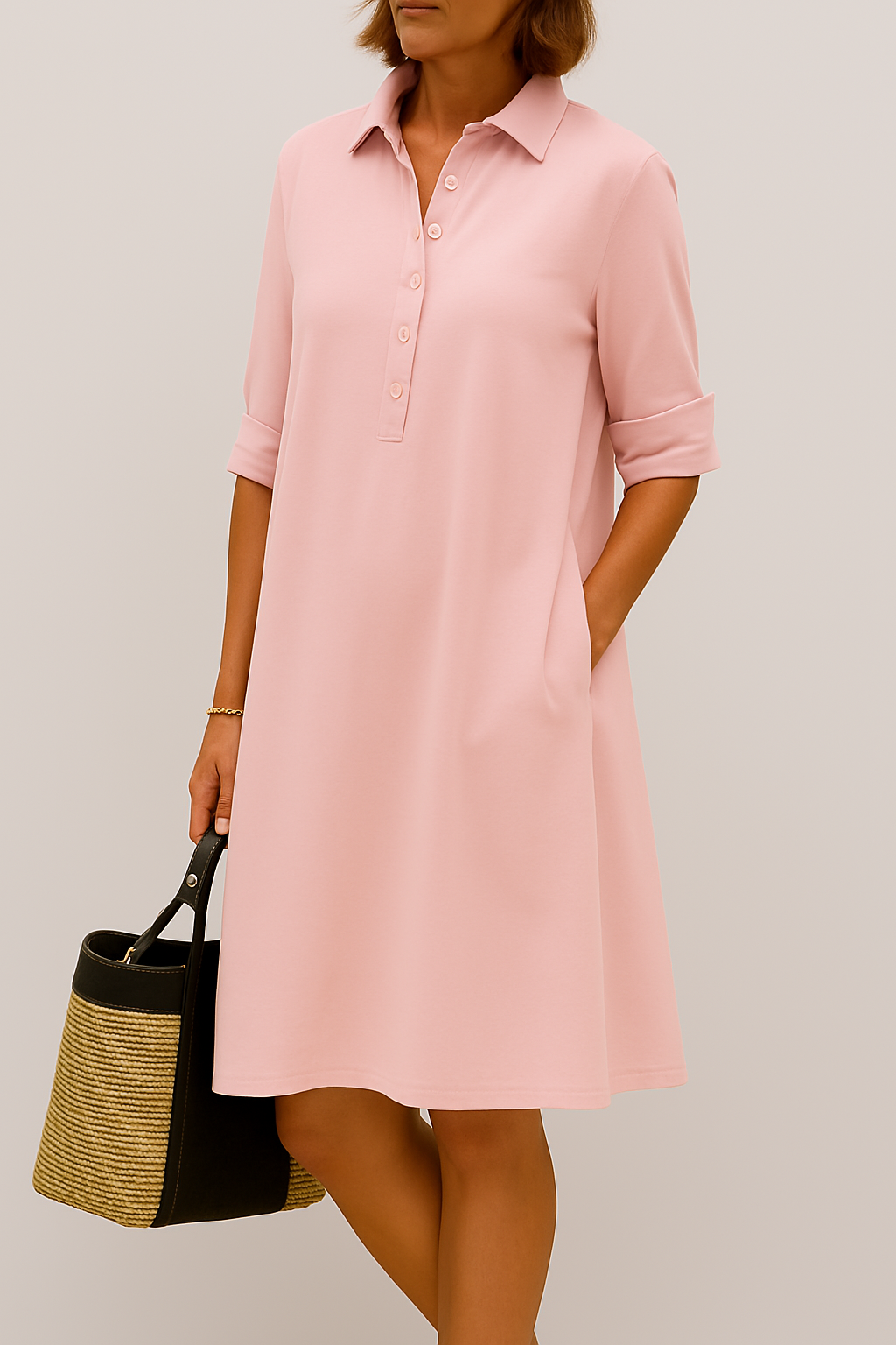 Hazel - Button-up shirt dress