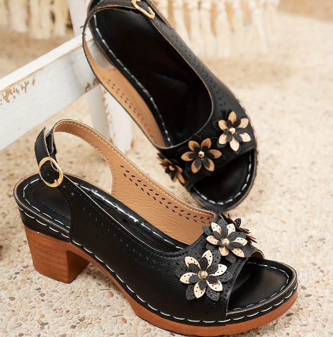 Alina - Stylish Thick Heels Sandals