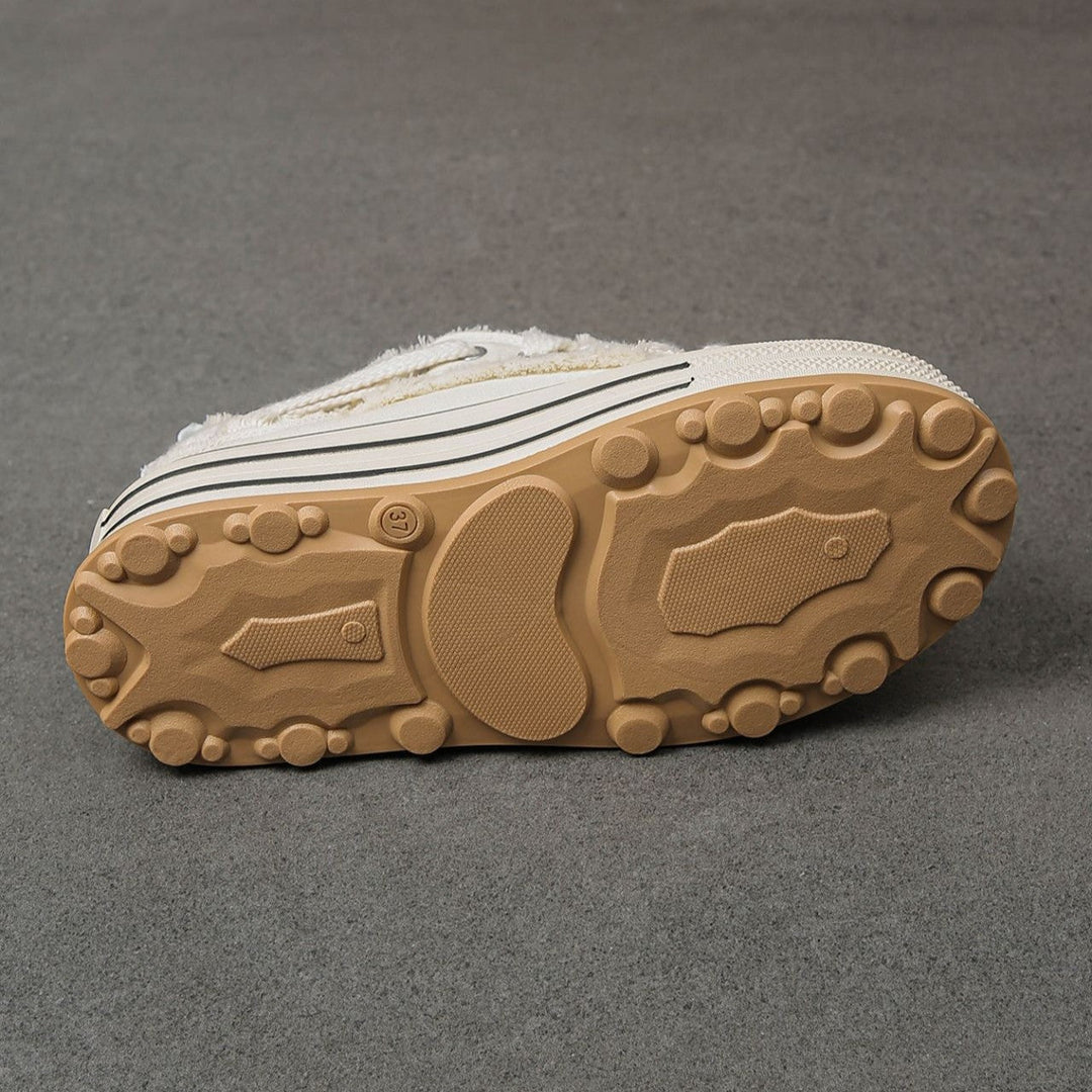 Lila | Fringed Platform Sneaker