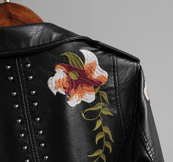 Niki | Black Floral Night Jacket