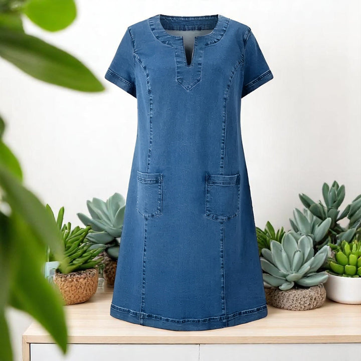 Hailey - Soft Denim Dress