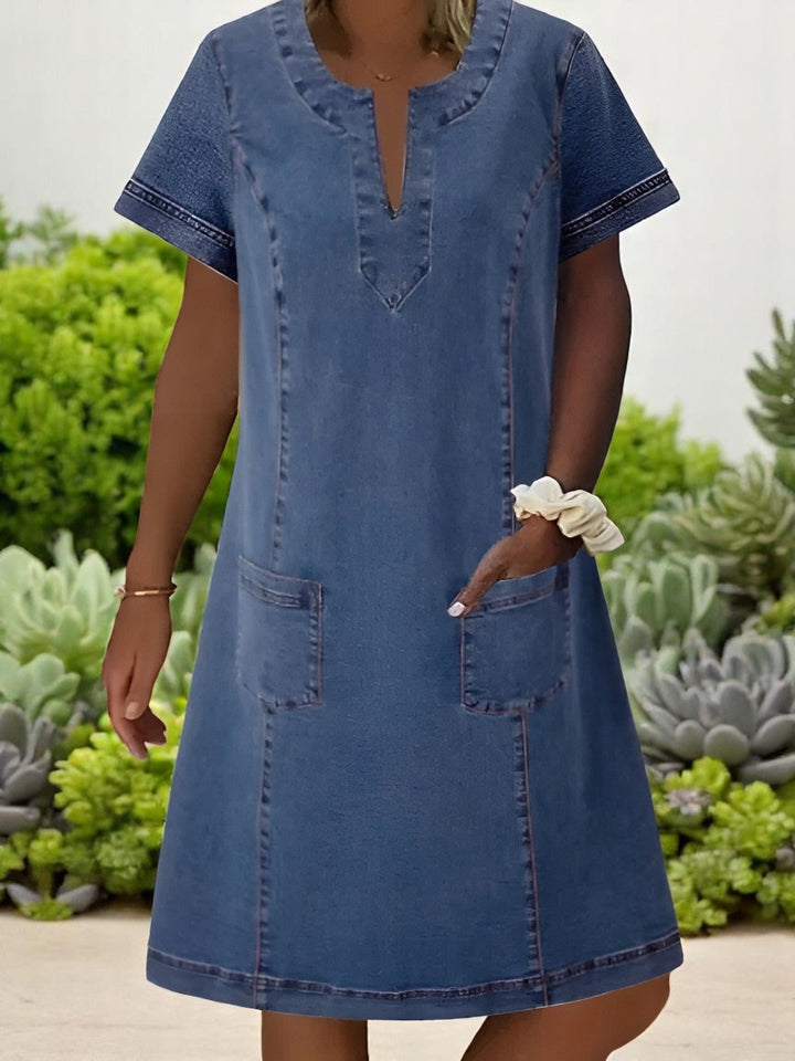 Hailey - Soft Denim Dress