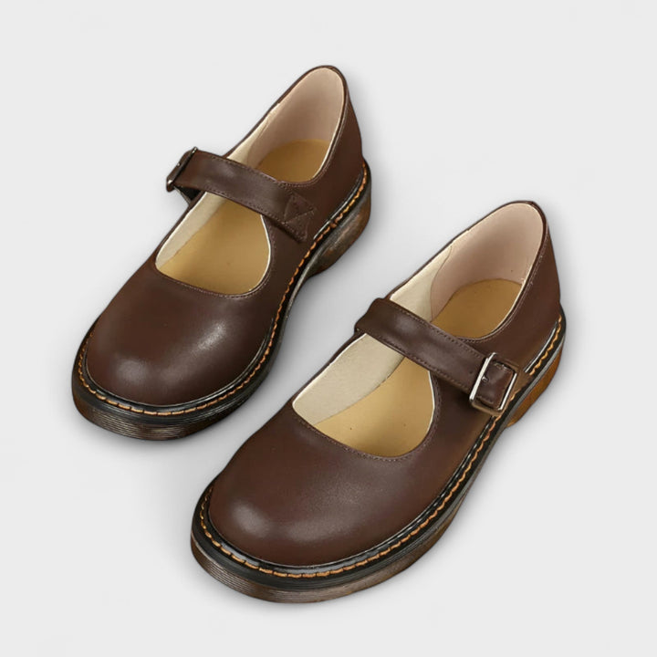 Clara | Vintage Leather Mary Jane Shoes