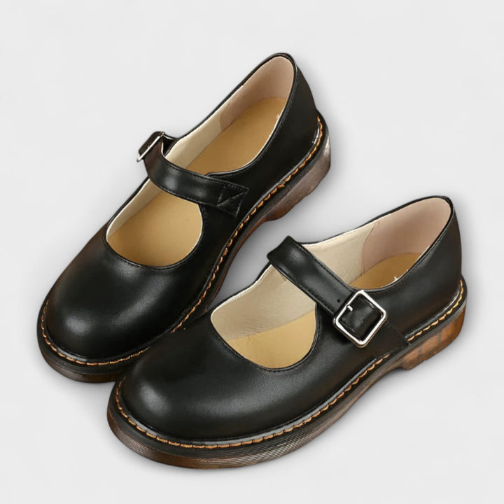 Clara | Vintage Leather Mary Jane Shoes