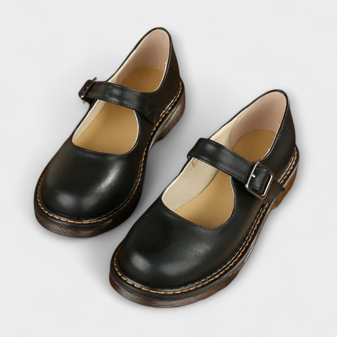 Clara | Vintage Leather Mary Jane Shoes