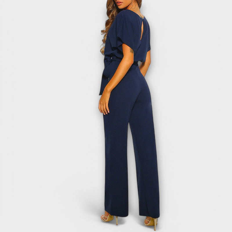 Glory - Elegant Short Sleeve Jumpsuit