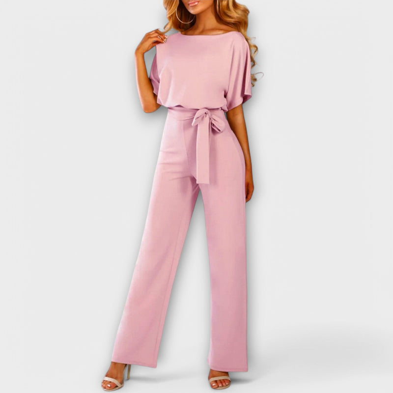 Glory - Elegant Short Sleeve Jumpsuit