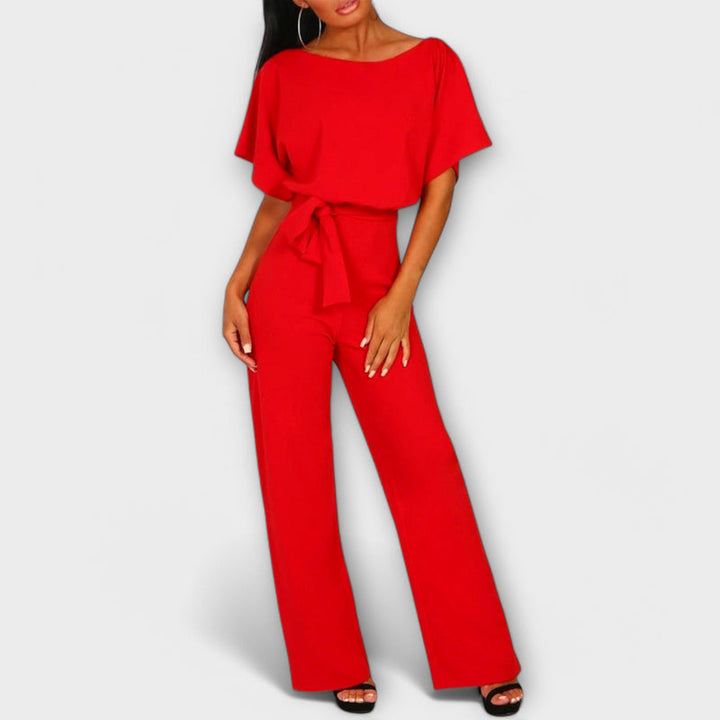 Glory - Elegant Short Sleeve Jumpsuit