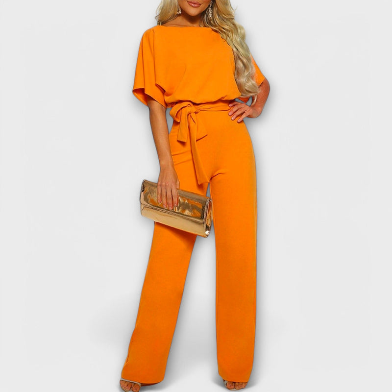 Glory - Elegant Short Sleeve Jumpsuit