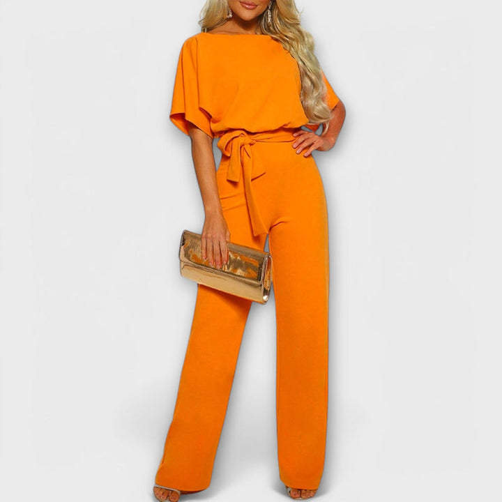 Glory - Elegant Short Sleeve Jumpsuit