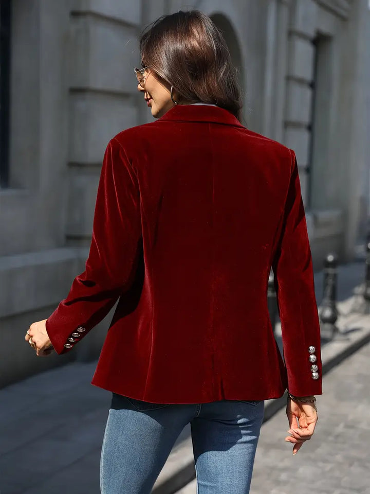 Caterina - Elegant velvet blazer
