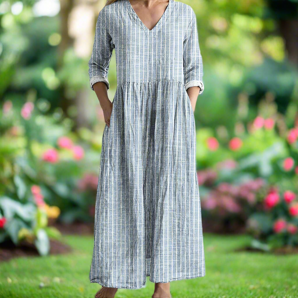 Georgia - Casual Striped Dress