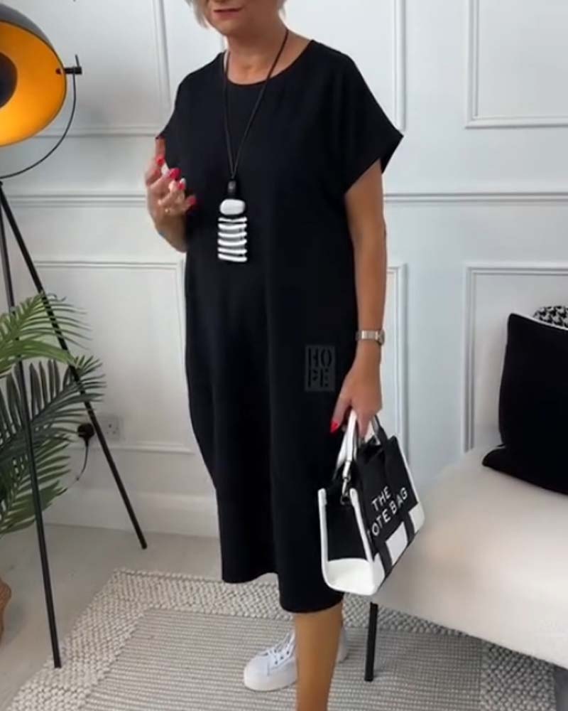 Chloé - Stylish Short Sleeved Dress