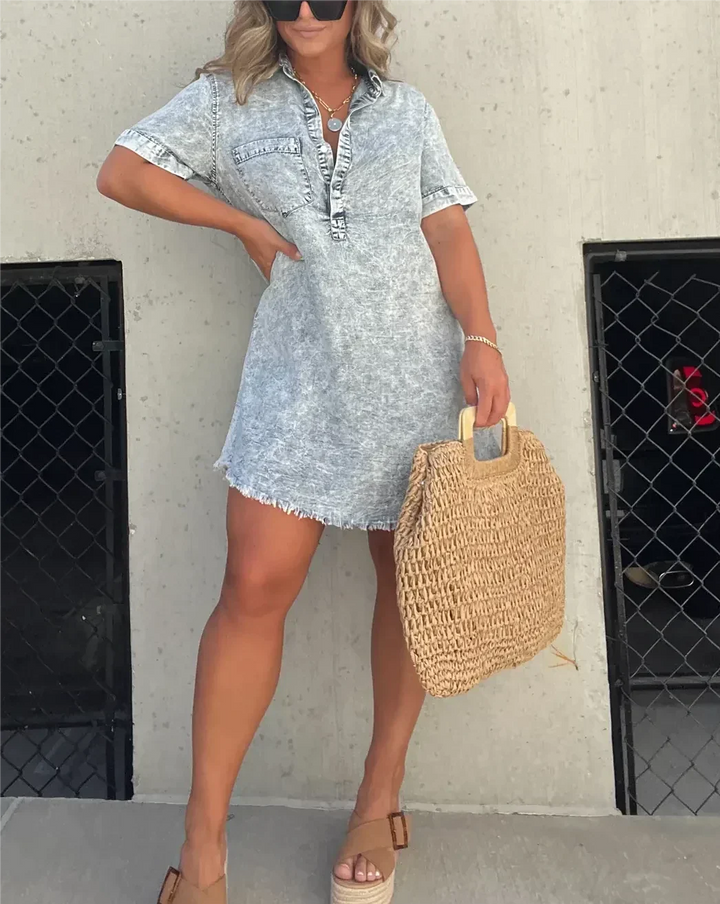Sienna | Denim Shirt Dress