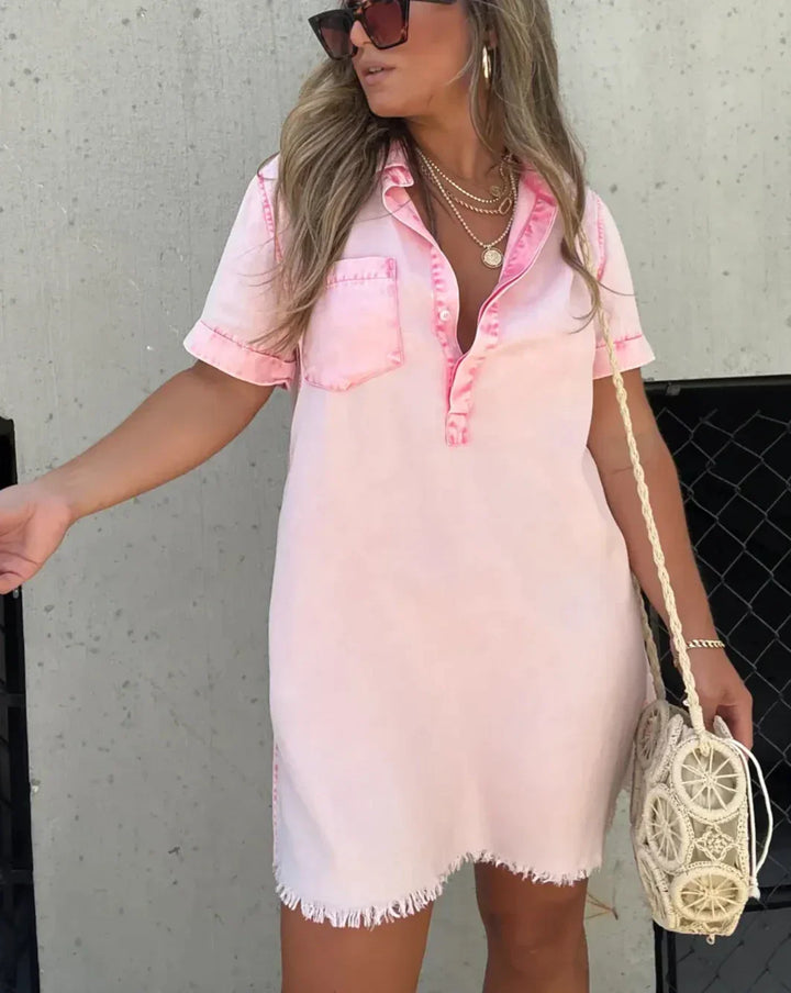 Sienna | Denim Shirt Dress