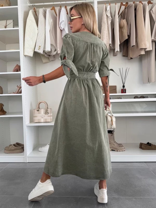 Ivanka - Radiant Denim Dress