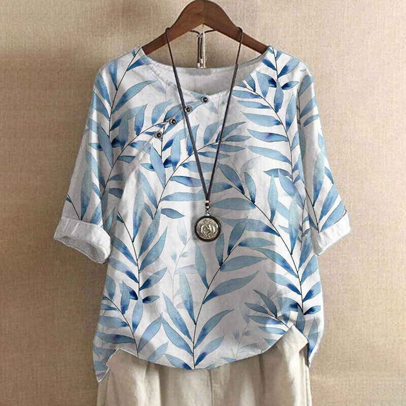 Mae - Botanical Button Blouse
