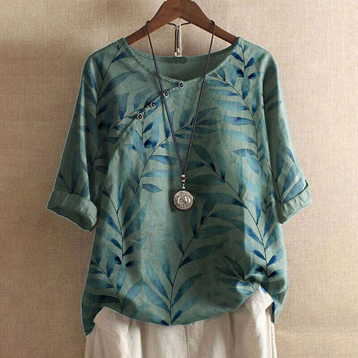 Mae - Botanical Button Blouse