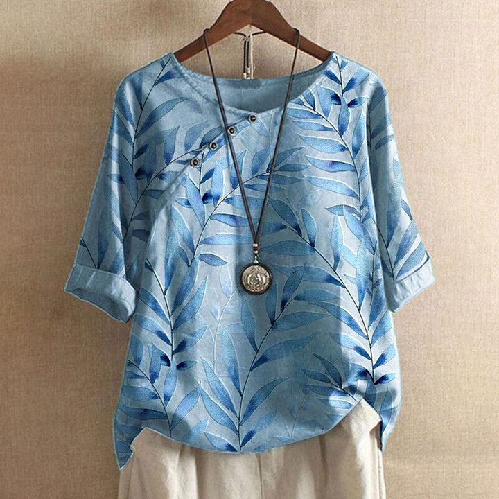 Mae - Botanical Button Blouse