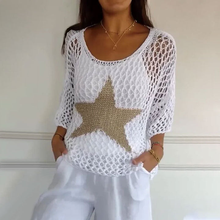 Eliza™ - Starry Knit Top