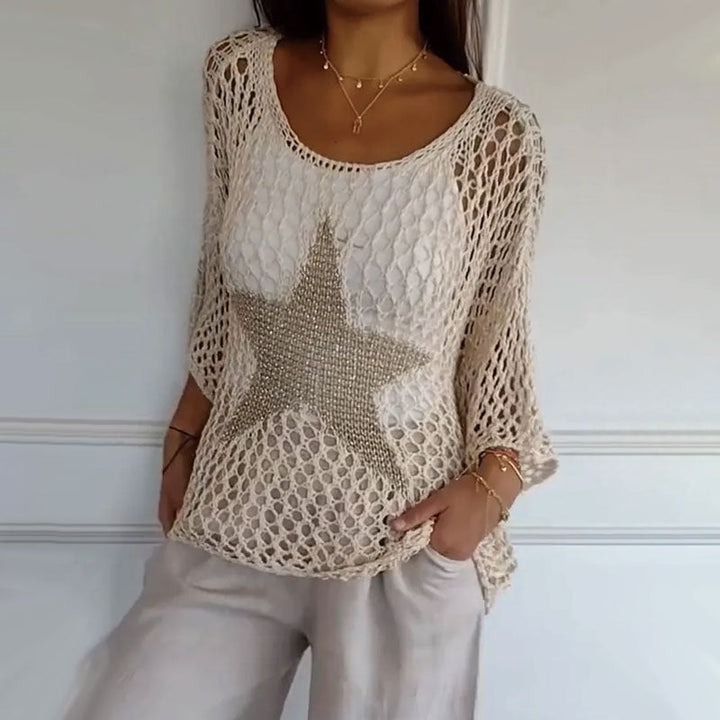 Eliza™ - Starry Knit Top