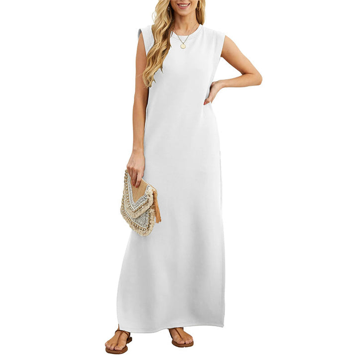 Leah - Elegant Wrinkle-Free Maxi Dress