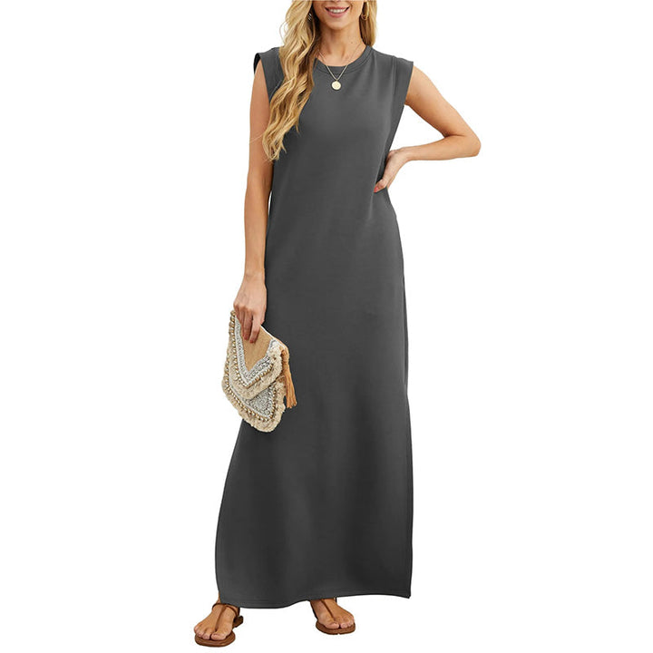 Leah - Elegant Wrinkle-Free Maxi Dress