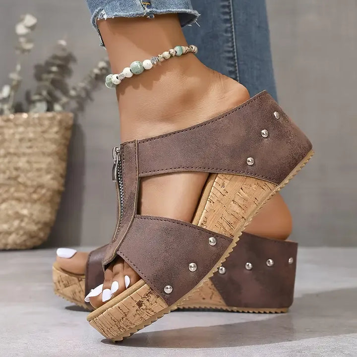 Nicole™ - Stylish Wedge Sandals