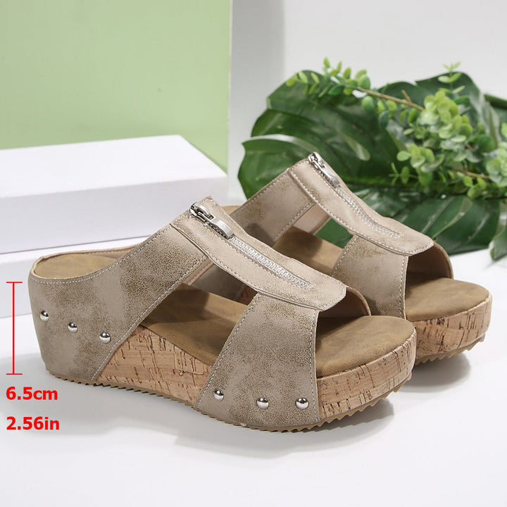 Nicole™ - Stylish Wedge Sandals