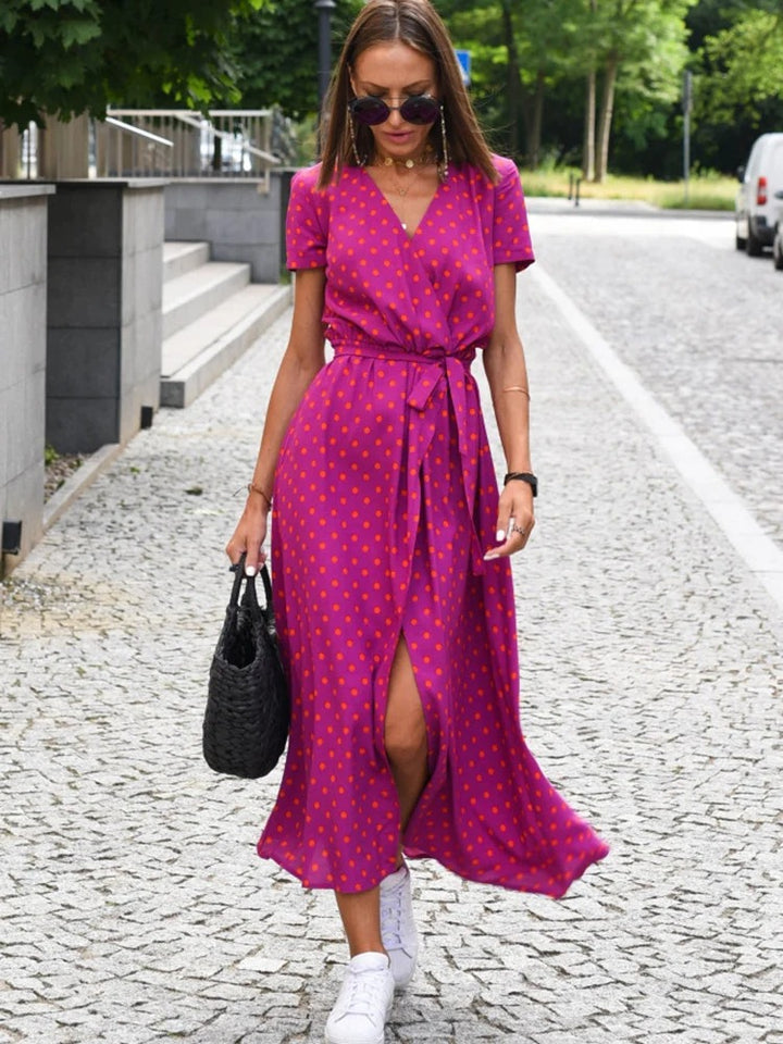 Evelyn - Flowing Wrap Dress